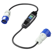 Cable adaptador ProPlus 373589 CEE con interruptor diferencial de 120 cm