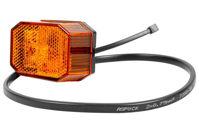 Lámpara de señalización LED universal ASPÖCK FLEXIPOINT naranja