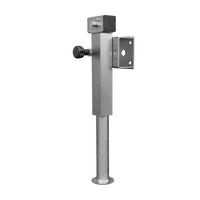 UNITRAILER D-110.000.049 Soporte de manivela extensible para remolque de plataforma plana de 1300 kg, 410-645 mm