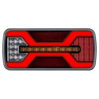 Luz trasera LED KAMAR X-SPIDER L2425 5 funciones universal