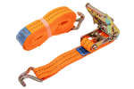 Cinta transportadora UNITRAILER de 6 m/35 mm/2 t de color naranja con tensor