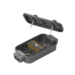 Caja eléctrica de 8x4 polos ProPlus 343097, caja eléctrica de 6-24 V