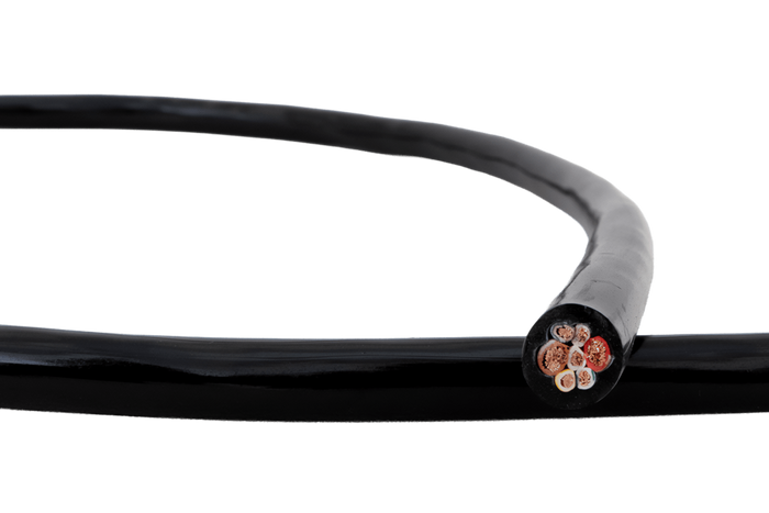 Cable eléctrico de siete núcleos HYBSZ QLY-S 2x4+5x1,5 - 1 m