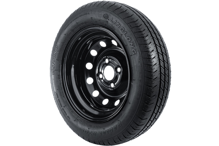 Rueda de remolque NEUMÁTICO LINGLONG 155/70 R13 75N LLANTA UNITRAILER negro 4Jx13"H2 4x100 ET:30