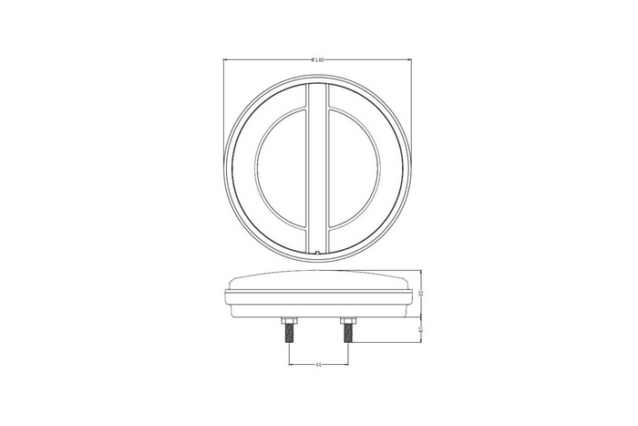 TruckLED L1883 Luz trasera LED 3 funciones izquierda