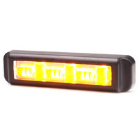 Lámpara de advertencia WAŚ 2466 W285 LED intermitente naranja MAESTRO/ESCLAVO