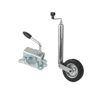 Rueda de apoyo con abrazadera de hierro fundido KNOTT TK48+LBG48 150 kg 48 mm 480-700 mm