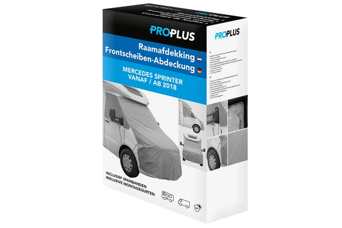 Funda protectora ProPlus para la cabina de la autocaravana Mercedes-Benz Sprinter a partir de 2018.