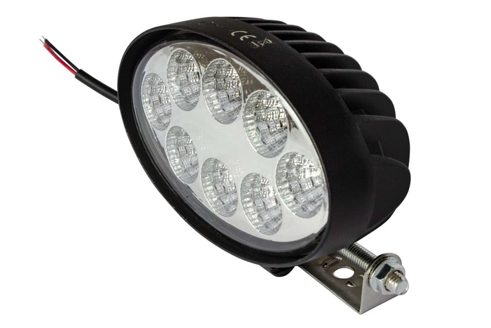 Lámpara de trabajo lateral ovalada 8 LED 1900 Lm