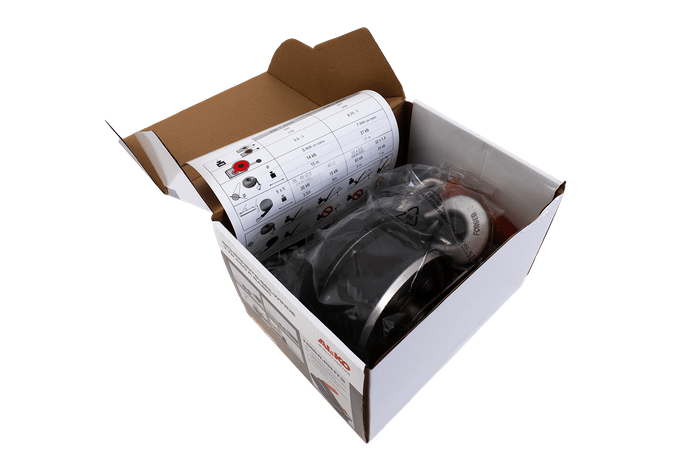 Cabrestante, cabrestante manual para grúa remolque AL-KO de 450kg con correa de 6m, freno y desenrollado automático