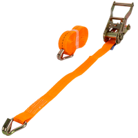 Cinta transportadora UNITRAILER de 5 m/25 mm/1 t de color naranja con tensor