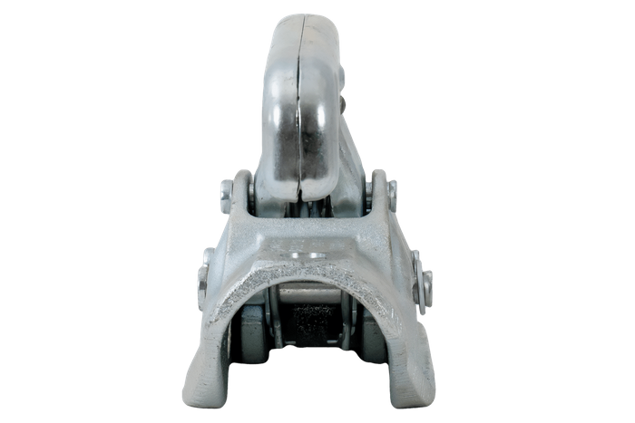 Enganche de bola WINTERHOFF WW30-D3-K1414 para remolque de 3000 kg con barra de tiro tubular de 50 mm, hierro fundido