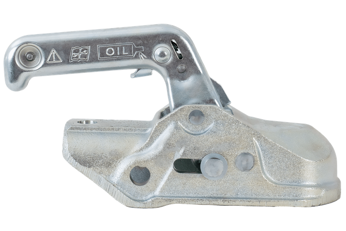 Enganche de bola WINTERHOFF WW30-D3-K1414 para remolque de 3000 kg con barra de tiro tubular de 50 mm, hierro fundido