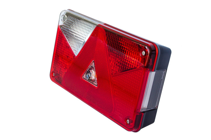 ASPÖCK Luz trasera LED Multipoint V, 6 funciones, izquierda