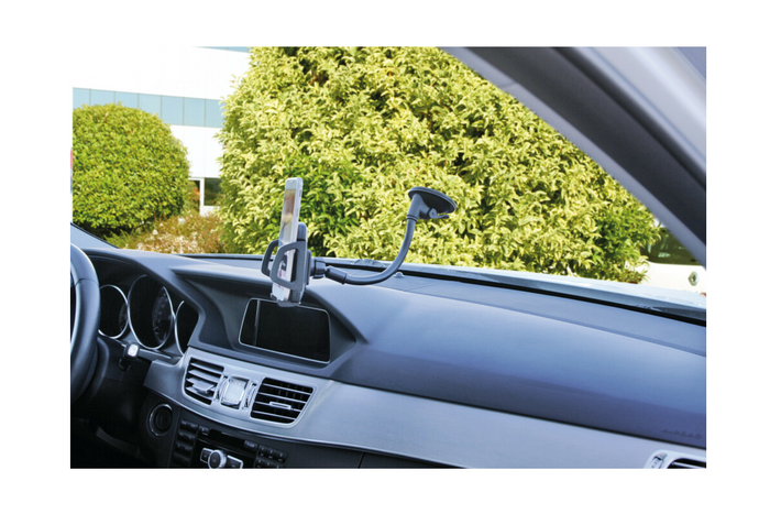 Soporte para teléfono TECNO ARM 2 LAMP con montaje con ventosa