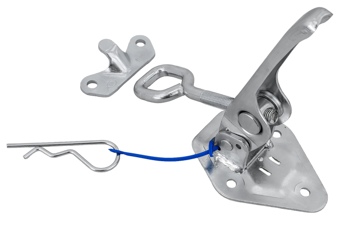 Enganche lateral con fijación STEELPRESS ZB-15A+Z-15, cierre excéntrico completo del lateral del remolque