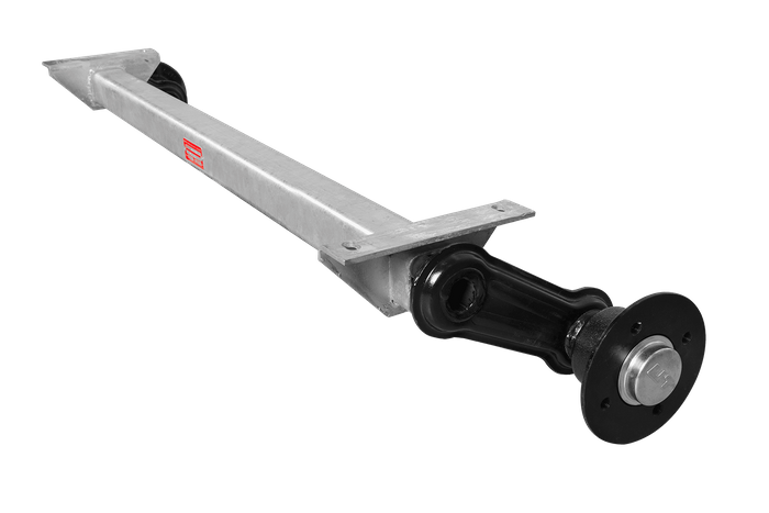 KNOTT VG7-L eje sin freno para remolque 750kg 1070mm 1370mm 4x100