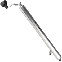 Elevador de manivela UNITRAILER para volcar y descargar un remolque de automóvil de 1000 kg 500-865 mm