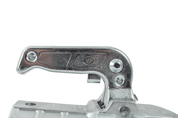 Enganche de bola STEELPRESS BC-3000C-00-00 para remolque de 3000 kg con barra de tiro de tubo de 50 mm, hierro fundido