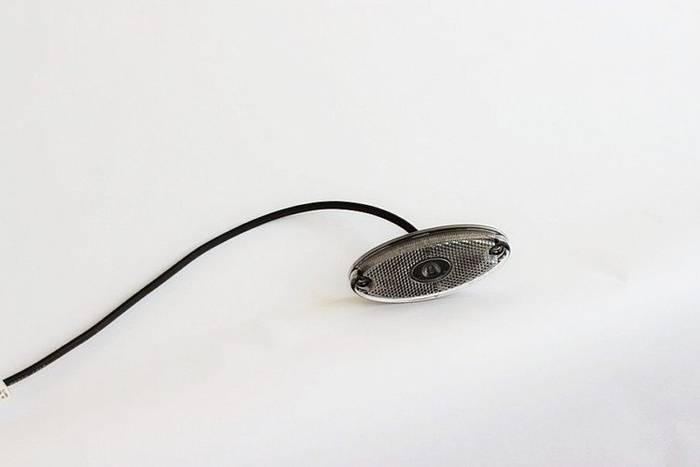 Lámpara de señalización LED ASPÖCK FLATPOINT II, blanca, universal