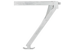 Soporte de esquina extensible ProPlus 361510, lado delantero derecho/trasero izquierdo del remolque, 600 kg, 460 mm