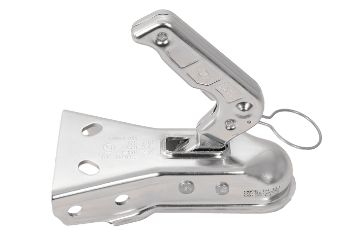 Enganche de bola STEELPRESS ZSK-0750K para remolque de 750 kg con barra de tiro en forma de V