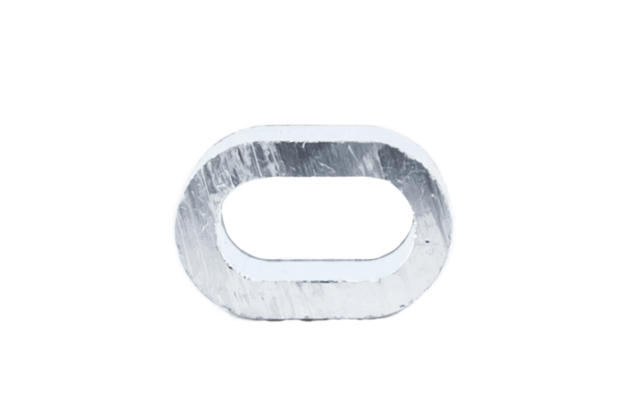 Conector de aluminio para cuerdas DROMET ZLA.4, manguito para cuerdas de 4 mm