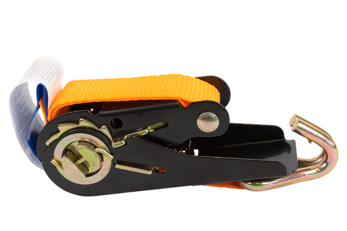 Juego de cuatro cintas transportadoras KAMAR de 3 m/25 mm/0,8 t de color naranja con tensor.