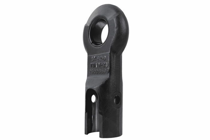 Enganche de ojo KNOTT KK7488S para remolque de 3500 kg con lanza tubular de 50 mm, nuevo modelo