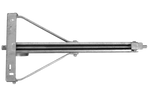 Estabilizador de esquina extensible KNOTT 6X1197.007 para remolque de 1100 kg y 498 mm