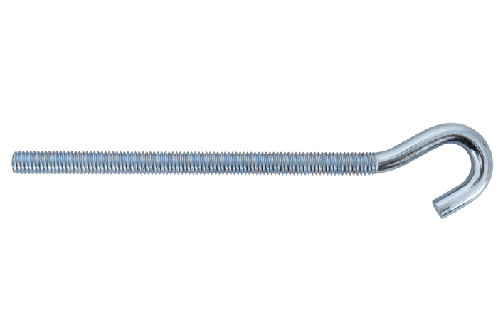 Gancho de construcción DROMET HZ M8x160 con extremo abierto (curvado)