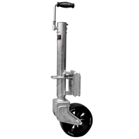 Rueda de apoyo giratoria KNOTT TK57 con asa 500 kg 57 mm 710-1010 mm