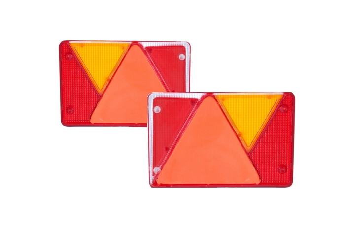 Cubiertas de faros traseros ASPÖCK MULTIPOINT IV izquierda + derecha