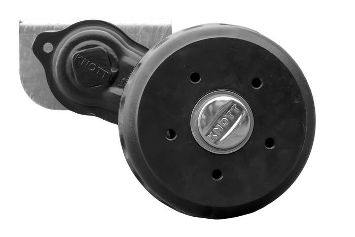 KNOTT P11359.014 VGB13 Eje con freno para remolque de barco 1350 kg 1500 mm 2000 mm 5x112