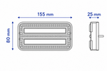 Luces traseras LED TT Technology TT.12028B-CAN con 3 funciones, CANBUS, imán, izquierda + derecha