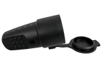 Conector hembra MANTES de 3 pines, de goma, con tapa, 16 A, 250 V
