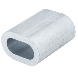 Conector de aluminio para cuerdas DROMET ZLA10 manguito para cuerdas 10mm