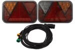 Luces traseras LED FRISTOM FT-270 + arnés MANTES 7m 7-PIN