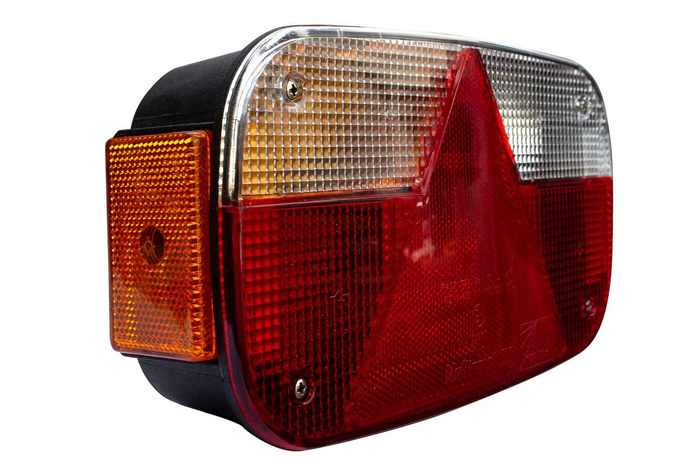 ASPÖCK Luz trasera Multipoint III, 8 funciones, izquierda