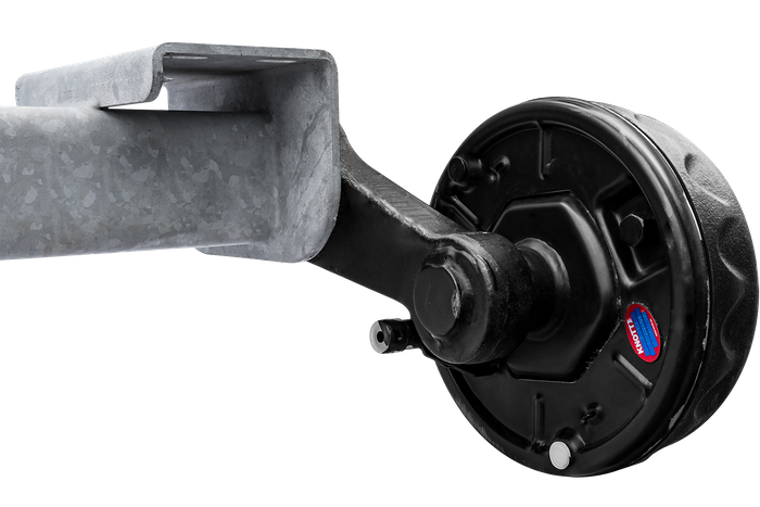 KNOTT VGB13 eje frenado para remolque de barco 1350kg 1700mm 2200mm 5x112