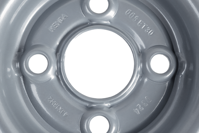 Llanta de acero para remolque KENDA 4Jx13"H2 4x100 ET:30