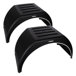 Juego de dos guardabarros gemelos para remolque de 14-16" DOMAR DK3115 pasos de rueda planos 915/450mm