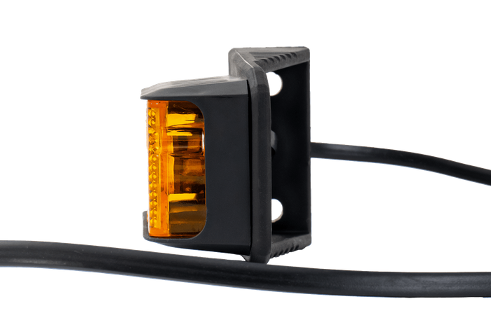 Lámpara de señalización LED DOBPLAST DPT15, naranja, universal, con soporte