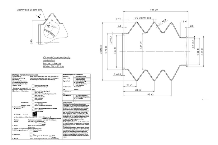 Fuelle de goma AL-KO 2.8VB FI60