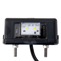 Luz de matrícula LED WAŚ W52 con cable de 0,2 m