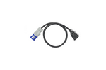 Adaptador con enchufe y toma CEE con contacto de protección 16A 230V ProPlus 373530DE cable 150cm