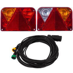 Luces traseras DOBPLAST DPT35 + arnés MANTES 7m 7-PIN