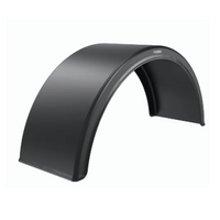 Guardabarros doble para remolque de 19,5 a 22,5", paso de rueda DOMAR DK1540, 1100/550 mm