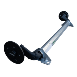 AL-KO OPTIMA eje sin freno para remolque 750kg 1070mm 1380mm 5x112