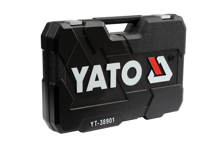 Juego de herramientas YATO YT-38901 1/2" 1/4" 122 piezas.